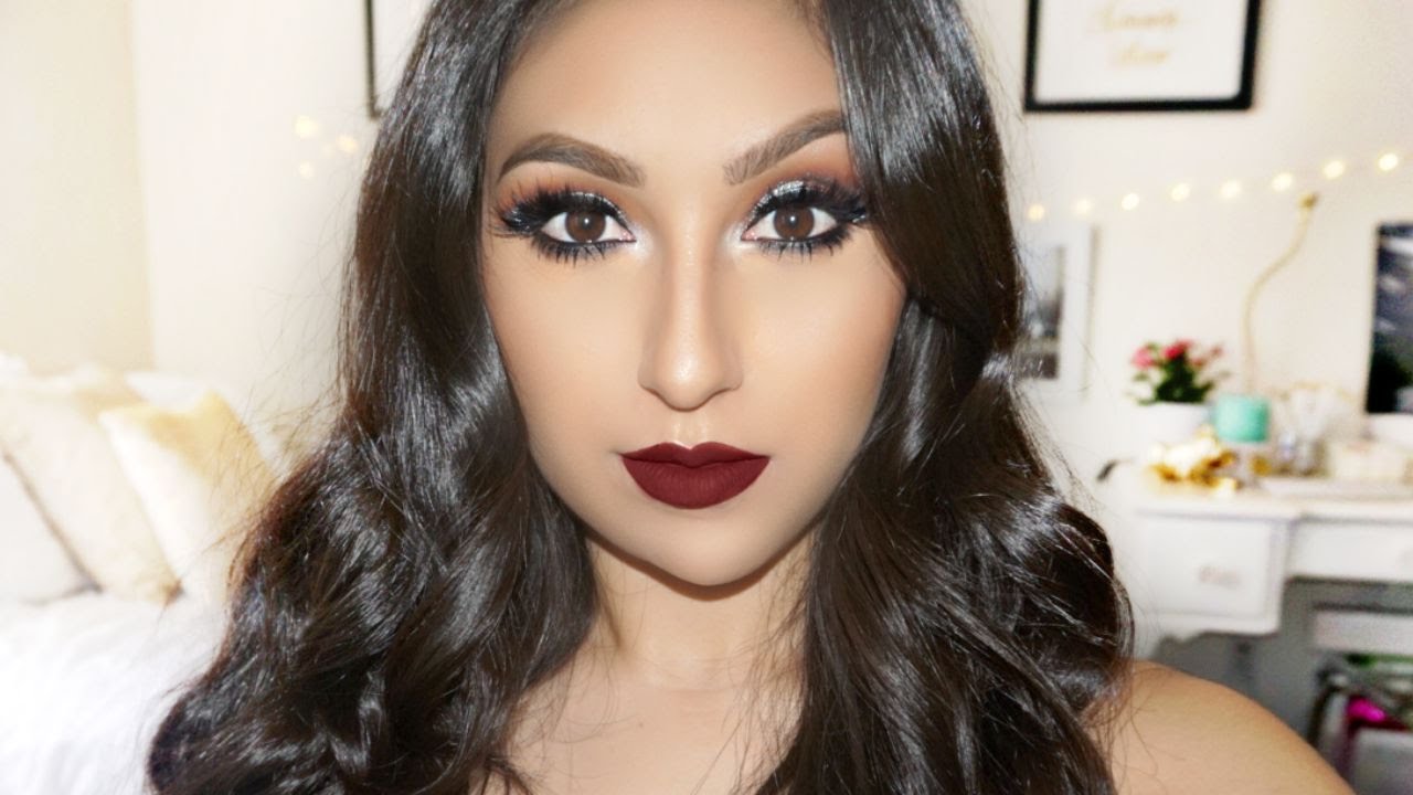 Bold & Vampy Fall Makeup Tutorial 2015