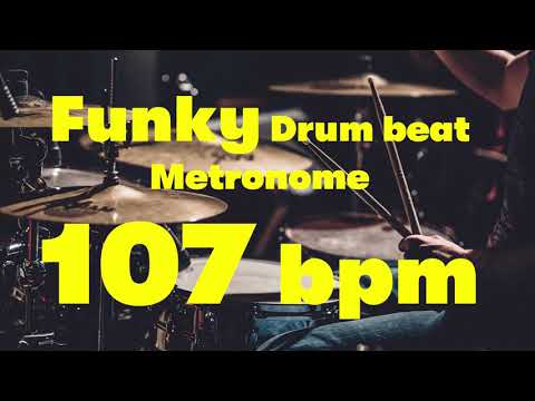 107 bpm funky drumbeat metronome 01