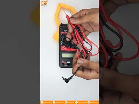 DT266 Digital clamp multimeter for measuring AC and DC voltage, AC current and resistance