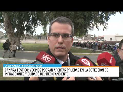 Cómo funcionará el programa de Cámara Testigo en Rawson