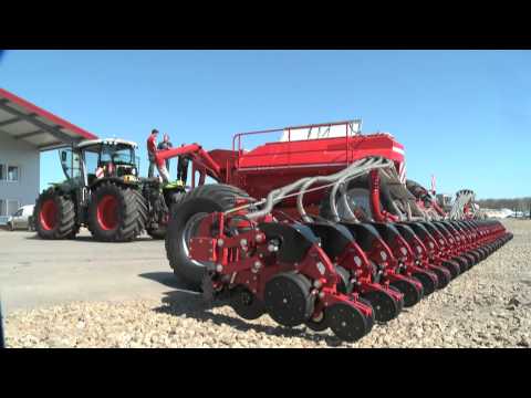 CLAAS HORSCH world record 24 Hours - 24 Precision Rows / Day 1 / 2012
