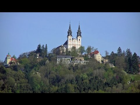 Pöstlingberg à noite - LINZ ÁUSTRIA TRAVEL