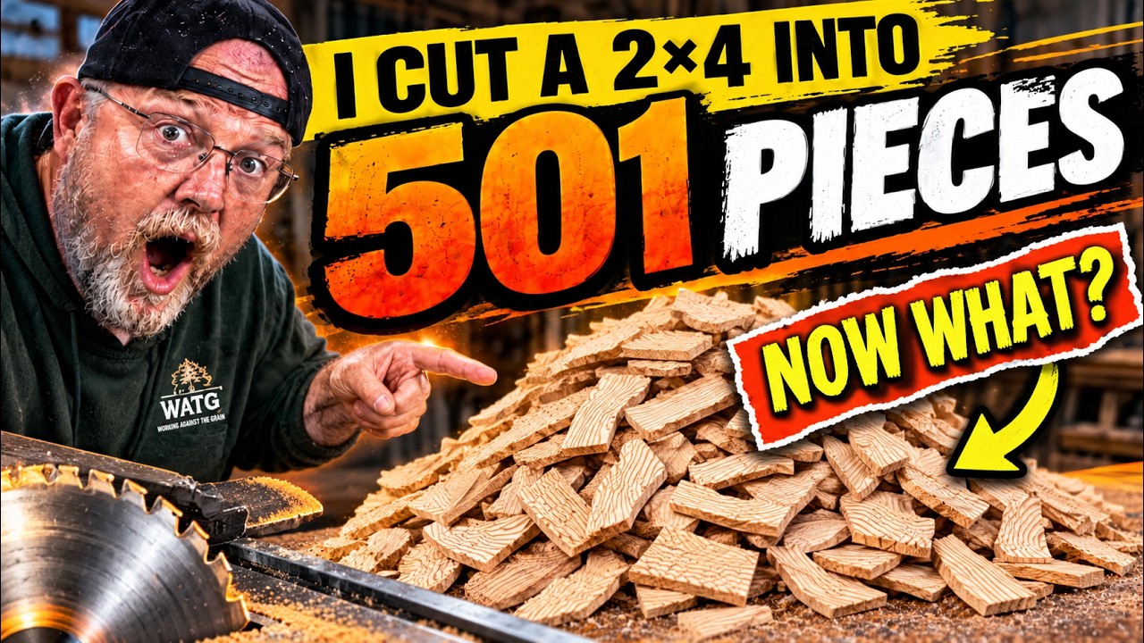 I MADE A TABLE OUT OF 501 PIECES OF WOOD