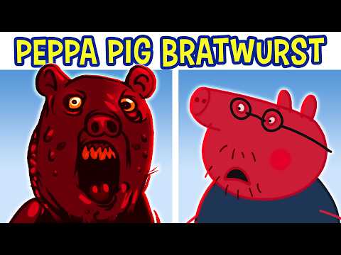 Friday Night Funkin' VS Cursed Peppa Pig – BRATWURST V3 (FNF Mod)