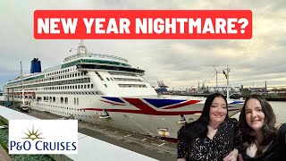 P&O Cruises Aurora - Day 3 - New Years Eve, Hamburg and More Cabin Problems