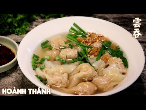 Chia sẻ cách làm món Hoành Thánh của người Hoa-