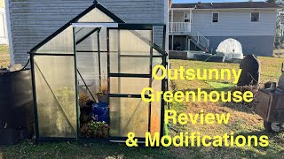 Outsunny Greenhouse Review and Modifications