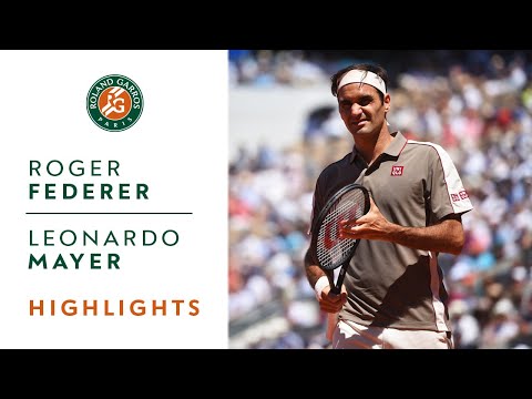 Roger Federer vs Leonardo Mayer - Round 4 Highlights | Roland Garros 2019