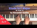 Etude in C Major by Alexander Gedike - RCM 2 Piano Études/ Studies