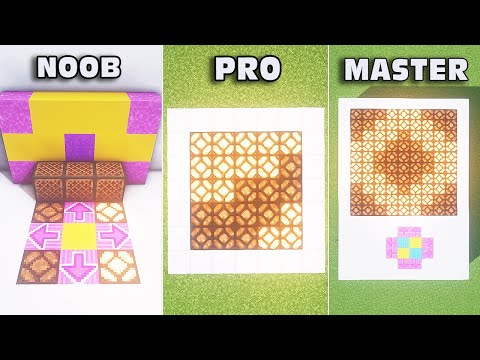 Eagle MCraft - ⚒ Minecraft: 3 Simple Redstone Disco Dance Floor Build Hacks (NOOB vs PRO vs MASTER) #7 (Tutorial)