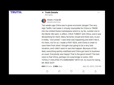 Video Thumbnail: Trump signals fresh trade tensions with China | AFP