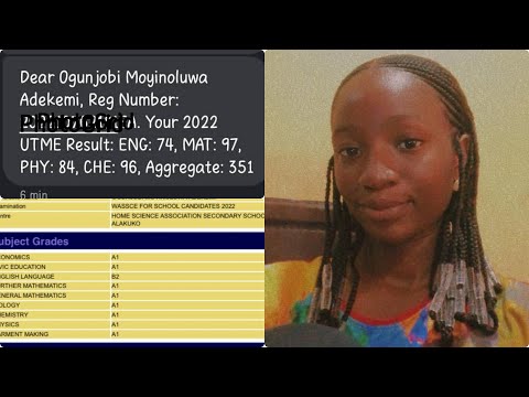 Meet the girl with 8A’s in WAEC and 351 in JAMB
