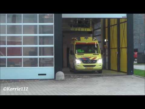 A1, Ambulance 07-119 Barneveld naar melding vanaf post Barneveld
