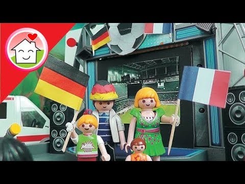 Playmobil Film deutsch Stromausfall auf der Fussball EM Fanmeile - Familie Hauser