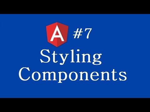 Angular 2 Tutorial 7 Styling Components