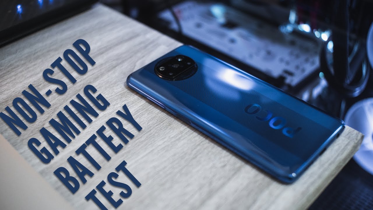 POCO X3 NFC Non-Stop Gaming Battery Drain Test!