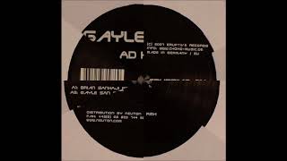 Gayle San - Ad Hoc (Gayle San Original Mix) (A2)