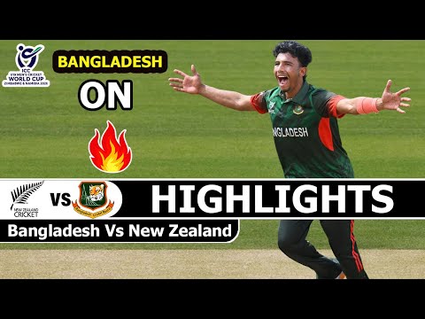 Bangladesh Vs New Zealand U19 ICC Cricket World Cup 15th Match Highlights 2026 | Ban VS Nz