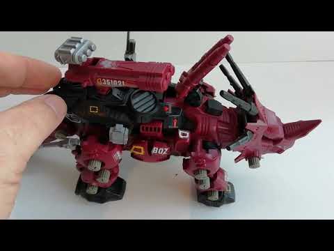 1980's Tomy Zoids OER - ( #EPZ-01 Redhorn the Terrible) Instructions, But No Box (AB35)