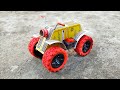 How To Make Matchbox Bike At Home DIY Dc Motor Electric Bike Mini ATV Bike From Matchbox