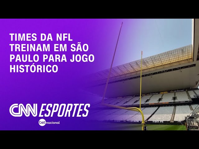 Times da NFL treinam em São Paulo para jogo histórico | CNN Prime Time