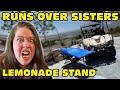 Kid Runs Over Sister S Lemonade Stand With A Vehicle Mom Yells Original
