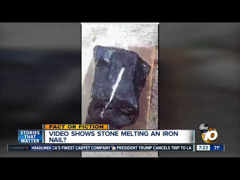 Rock melts nail?