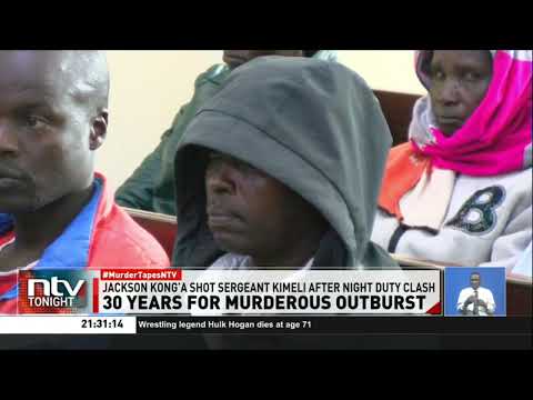 Police officer in Nakuru sentenced to 30 years in prison for the murder of his superior officer