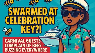 Swarmed at Celebration Key?! #cruisenews#carnivalcruise #celebrationkey