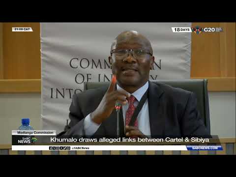 Madlanga Commission | Khumalo draws alleged links between Cartel and Sibiya