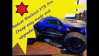 Redcat Blackout XTE Pro, cheap easy upgrades and repairs.