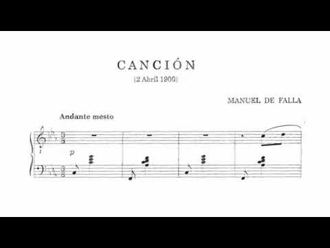 Manuel de Falla - Canción