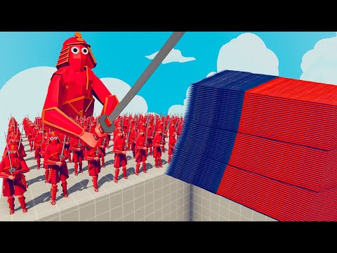 200x SAMURAI + 1x GIANT vs EVERY GOD - Totally Accurate Battle Simulator TABS