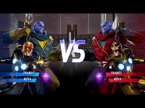 Thanos and NOVA vs Thanos and NOVA - MARVEL VS. CAPCOM: INFINITE