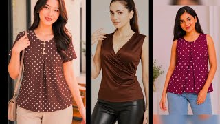 THREE DIY Blouses Sewing Amazing ✂️ Easy Quick Perfect for Everyday wear #fashiontips #blouse #trick