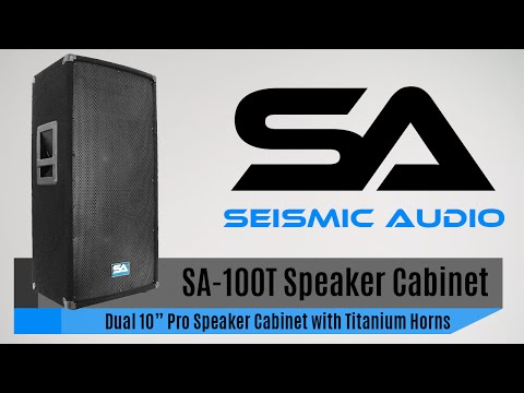 Pair Dual 10" PA DJ Speakers 600 Watts ~Pro Audio Band image 7