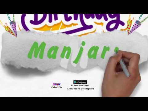 Happy Birthday Manjari