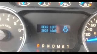 3 Comon Fixes for Door Ajar Message on a Ford