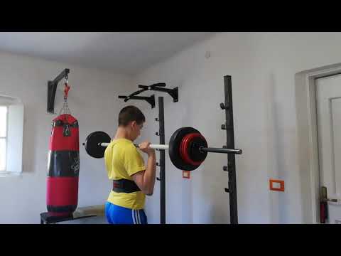 33kg overhead press new pr!!!!