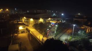 preview picture of video 'Drone view,  UPUMS Saifai Arial Night View 2016'