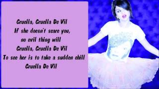 Selena Gomez - Cruella De Vil (BV) Karaoke / Instrumental with lyrics on screen