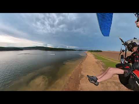 Paramotor-- Cross até represa