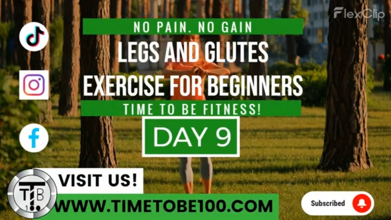 LEGS AND GLUTES FITNESS ROUTINE Building Strong Legs!