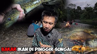 Download lagu Berburu Ikan Lanjut Makan Ikan Bakar Di Pinggir Sungai | Fishing Catch And Cook mp3