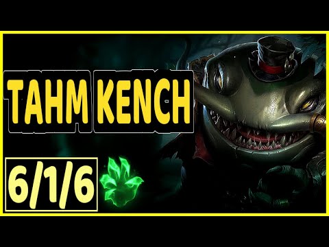 SOAZ (TAHM KENCH) vs RENEKTON - 6/1/6 KDA TOP CHALLENGER GAMEPLAY - EUW