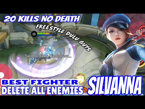 STRONGEST FIGHTER NO META EASY DELETE ENEMY - DI ACAK ACAK SAMA SILVANNA SENDIRIAN GAMING - MLBB