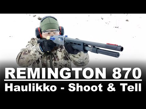 Remington 870 pumppuhaulikko - Shoot&Tell