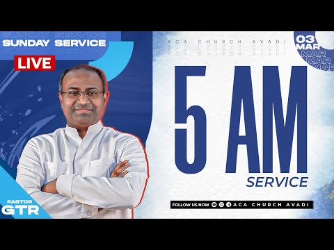 LIVE | Sunday Service - 1 (Tamil) | 3 March 2024 | Ps. Gabriel Thomasraj