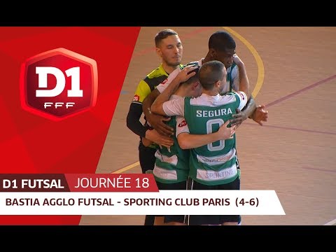 J18 : Bastia Agglo Futsal - Sporting Club Paris (4-6)