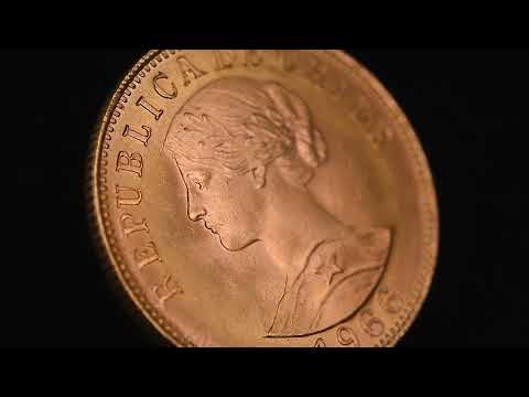 Moneda, Chile, 50 Pesos, 1966, FDC, Oro, KM:169